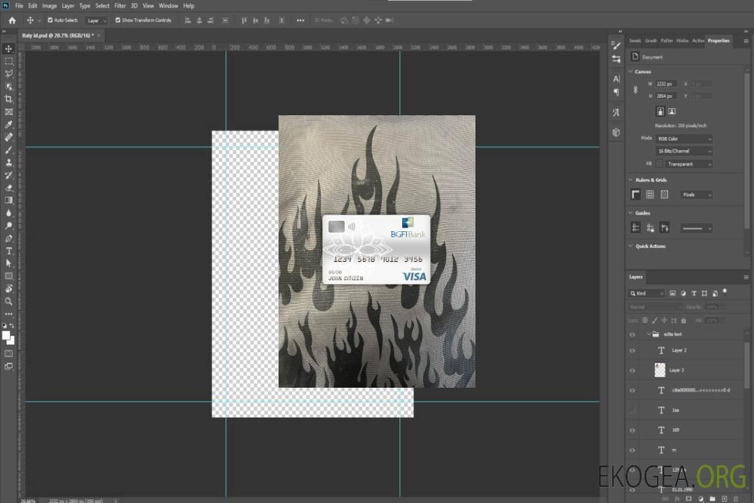 Cameroun BGFI banque visa carte de débit photolook , template Cameroun BGFI banque visa carte de débit photolook , template